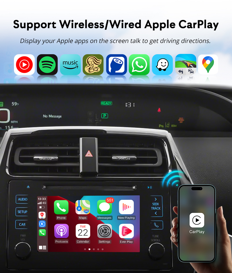 Toyota CarPlay Android Auto Retrofit