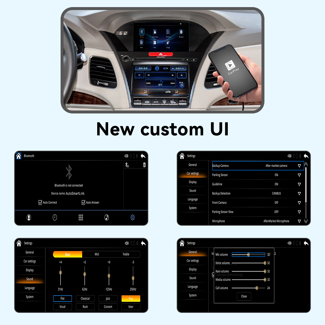 JoyeAuto Wireless CarPlay & Android Auto for Acura 2015-2018 (MDX/TLX/RDX/ILX/RLX) - 图片 3