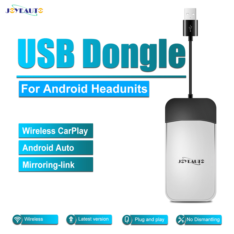 (WJAC-1)JoyeAuto Wireless Apple CarPlay USB Dongle Upgrade for ANY Android Navigation Stereo Radio System