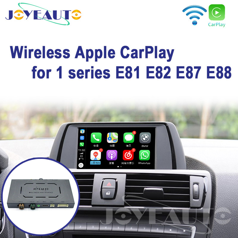 JoyeAuto Wireless CarPlay & Android Auto for BMW 1 Series E81 E82 E87 CIC