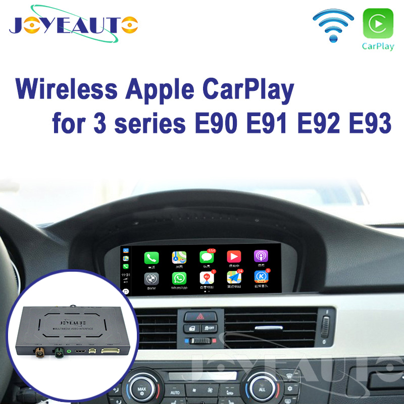 JoyeAuto Wireless CarPlay & Android Auto for BMW 3 Series E90 E91 E92 CIC