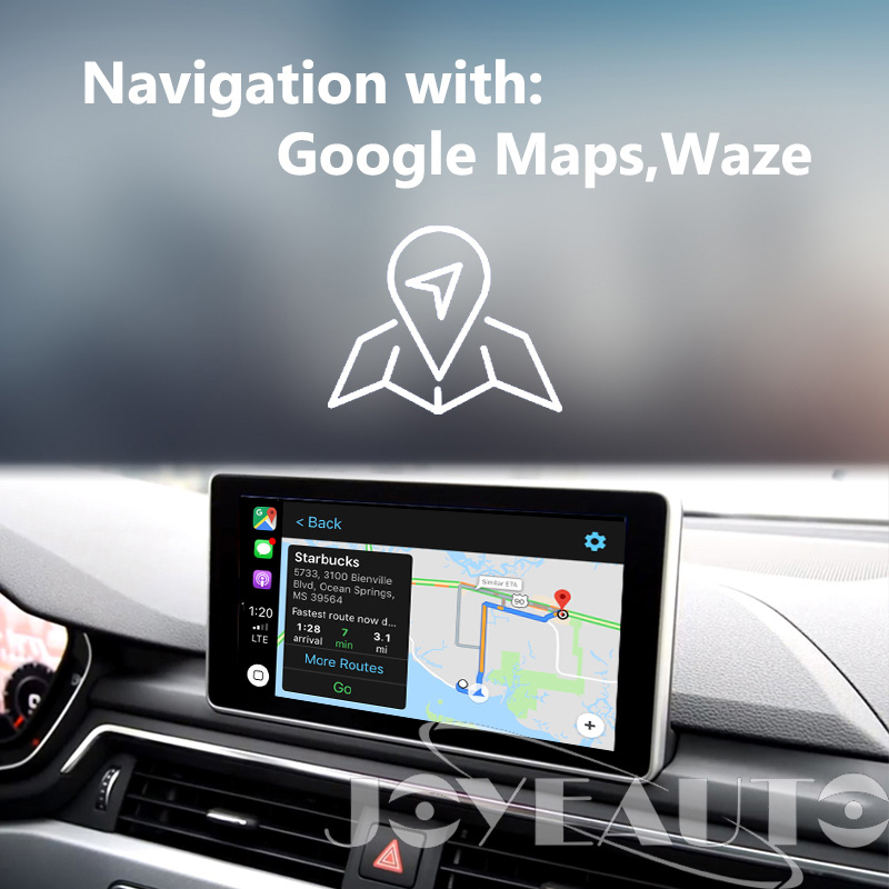 JoyeAuto Wireless CarPlay & Android Auto for Audi A4 A5 Q7 B9 MIB MIB2 - 图片 2