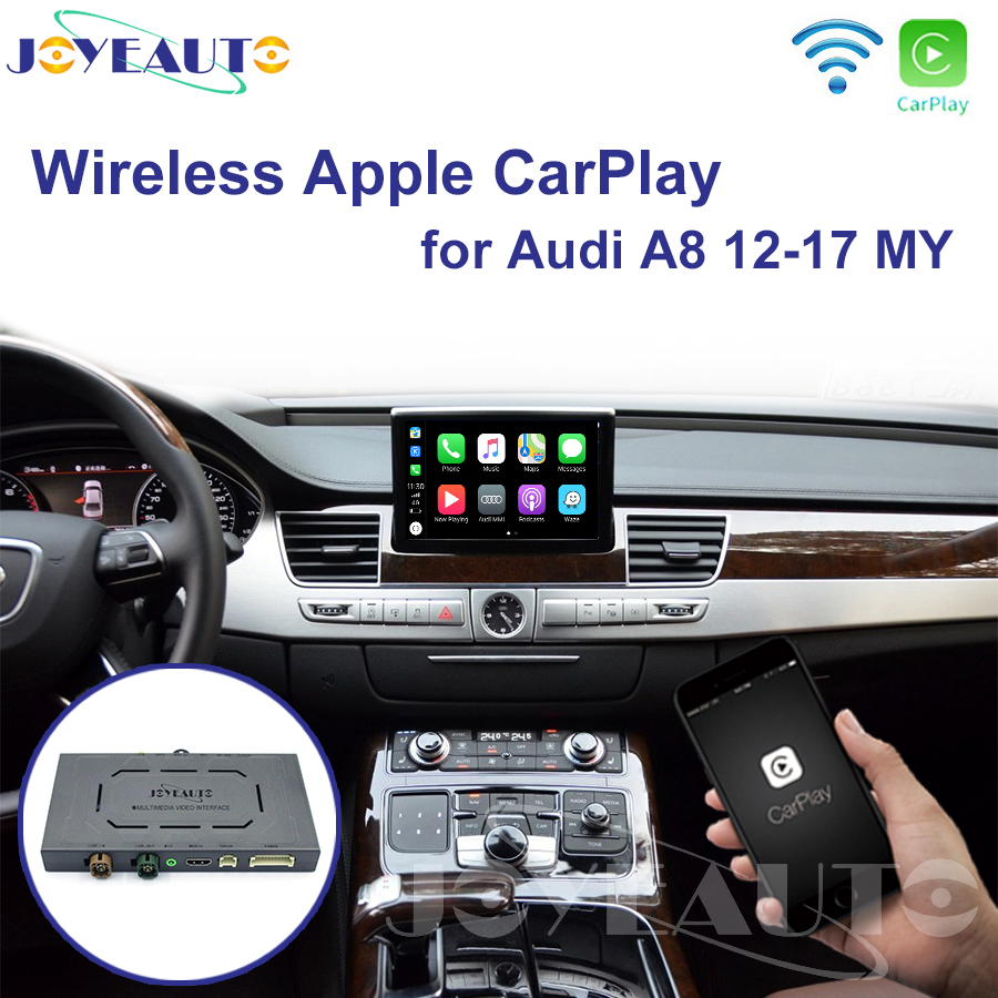 JoyeAuto Wireless CarPlay & Android Auto for Audi A8 MMI 3G (2012-2017)