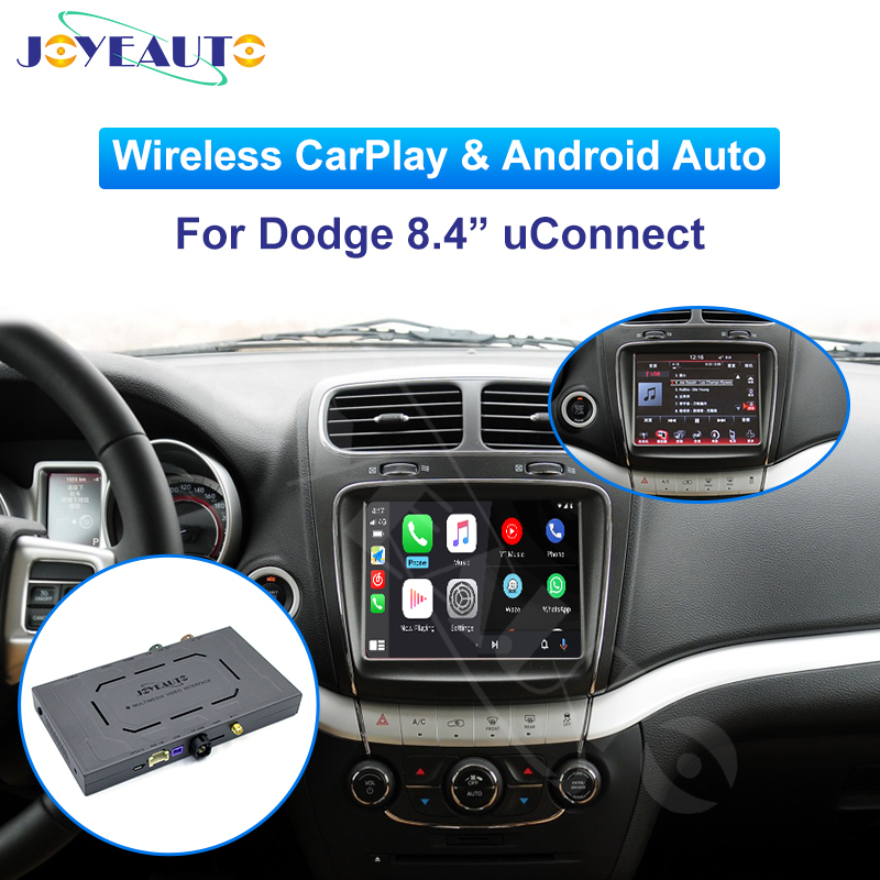 JoyeAuto Wireless CarPlay & Android Auto for Dodge Uconnect 8.4 (2014-2017)