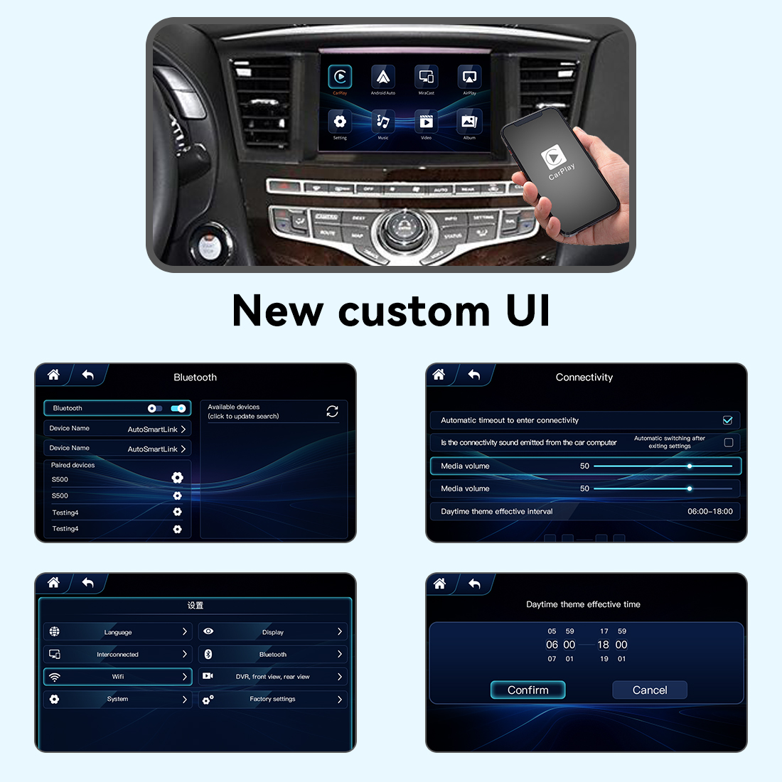 JoyeAuto Wireless CarPlay & Android Auto for 2015-2019 Infiniti QX60, Q70 & QX70 - Image 8