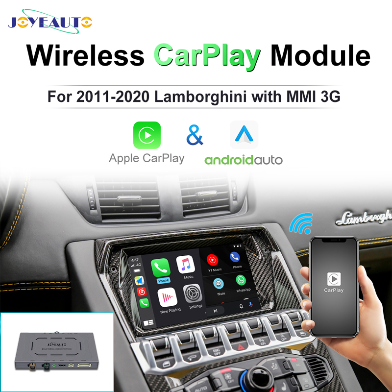 JoyeAuto Wireless CarPlay & Android Auto for Lamborghini Aventador MMI