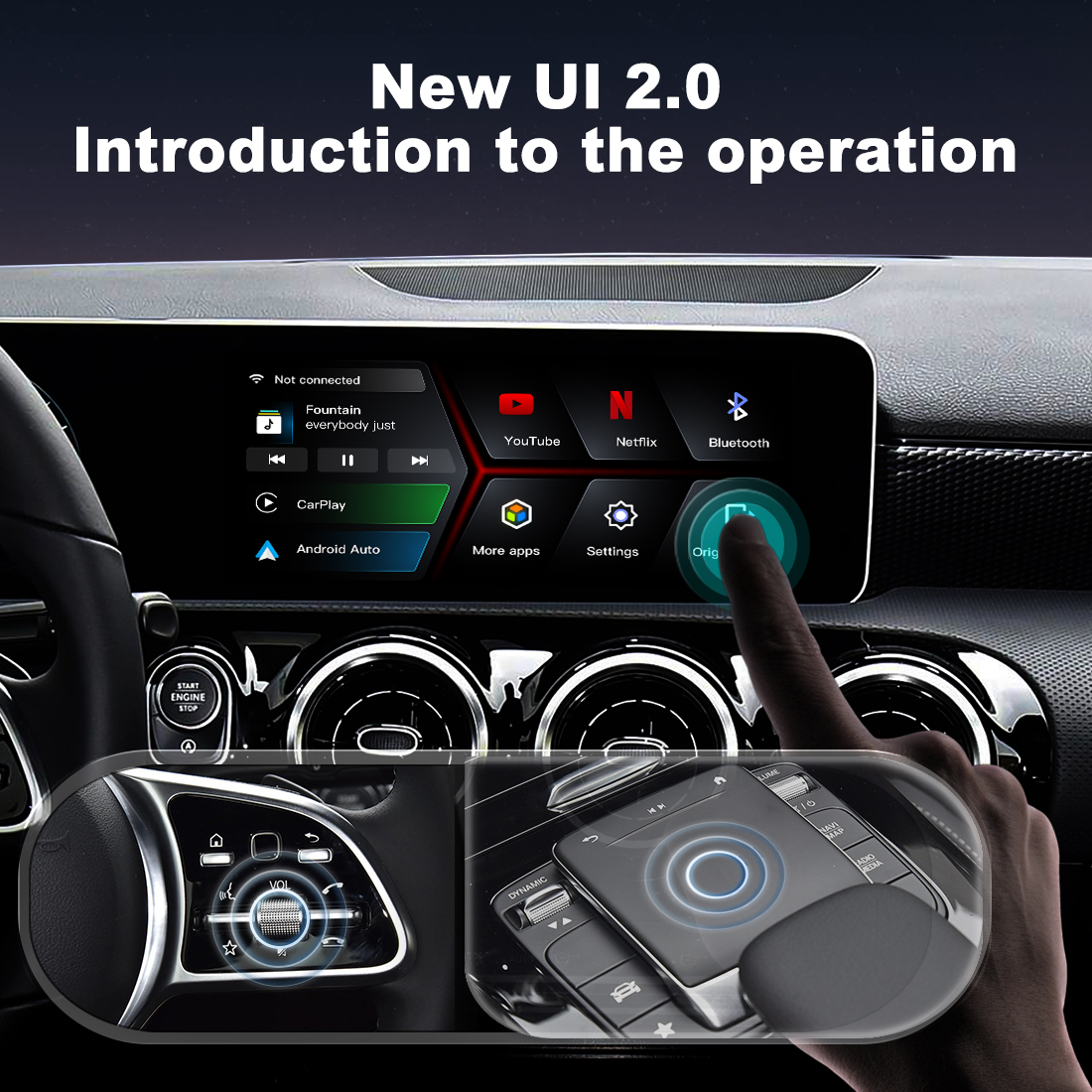 Wireless CarPlay USB Dongle Pro 7-in-1 Android 11.0 AI Box - 图片 3