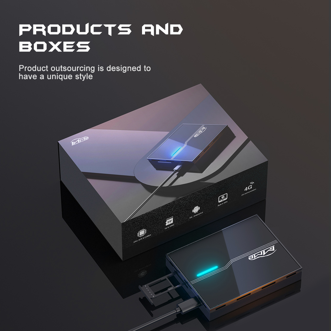 MMB Android 10.0 AI Box - 8-Core MTK6765, 4G SIM & TF Card - 图片 5