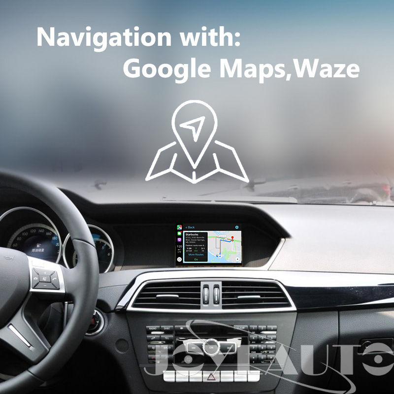 JoyeAuto Wireless CarPlay & Android Auto for Mercedes C-Class Coupe W204 NTG 4.5 4.7 - 图片 2
