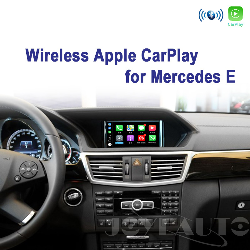 JoyeAuto Wireless CarPlay & Android Auto for Mercedes E-Class W212 NTG 4.5