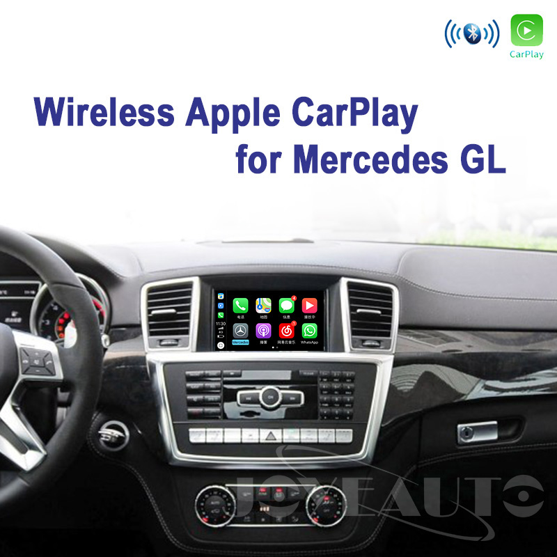 JoyeAuto Wireless CarPlay & Android Auto for Mercedes GL X166 NTG 4.5