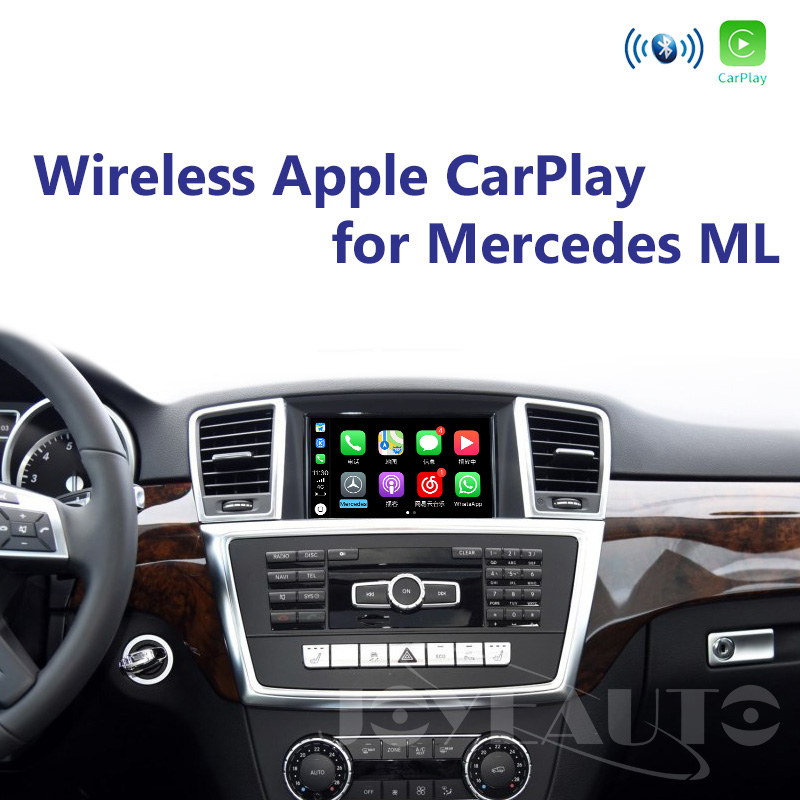 JoyeAuto Wireless CarPlay & Android Auto for Mercedes ML W166 NTG 4.5