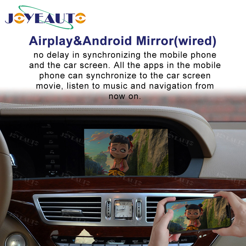JoyeAuto Wireless CarPlay & Android Auto for Mercedes S-Class W221 NTG 4.0 - 图片 5