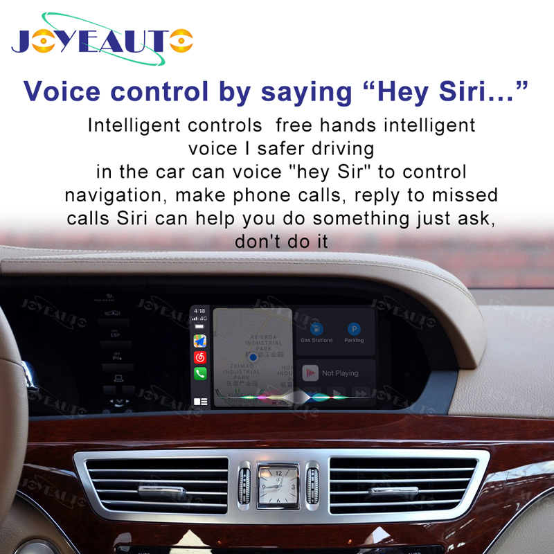 JoyeAuto Wireless CarPlay & Android Auto for Mercedes S-Class W221 NTG 4.0 - 图片 7