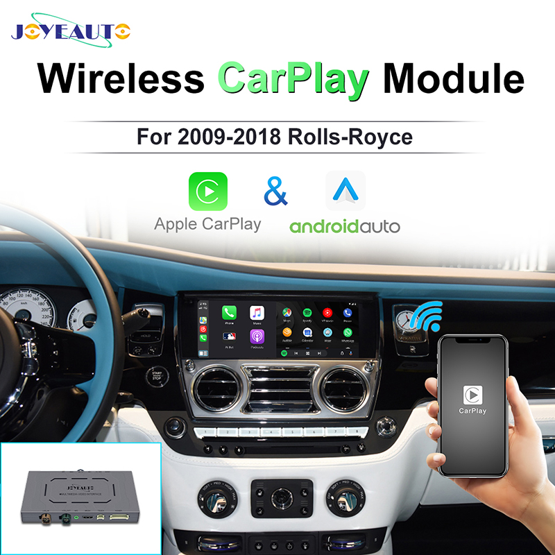 JoyeAuto Wireless CarPlay & Android Auto for Rolls-Royce Ghost, Wraith & Phantom