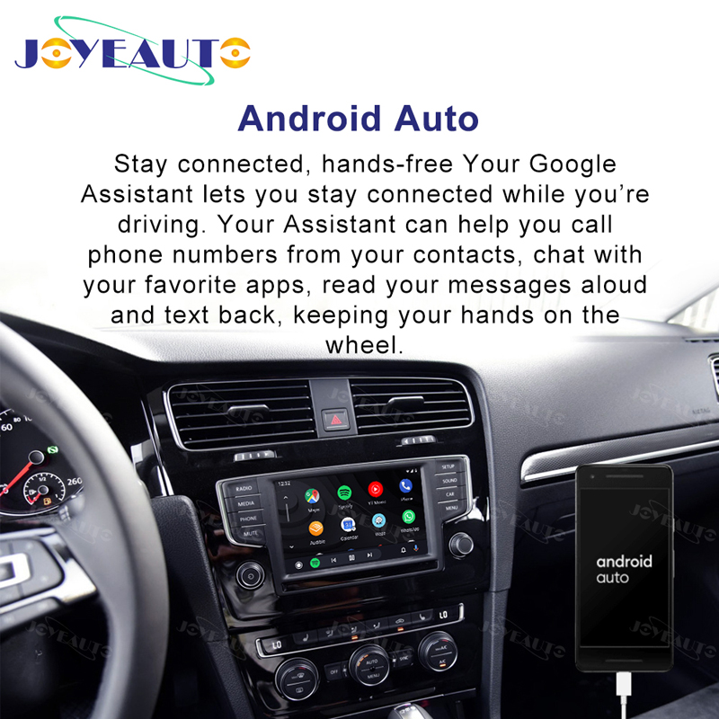 JoyeAuto Wireless CarPlay & Android Auto for VW Golf, Tiguan & Teramont - 图片 3