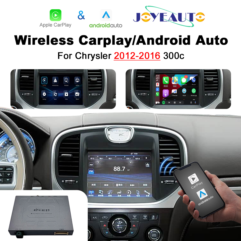 JoyeAuto Wireless CarPlay & Android Auto for Chrysler 300C 2012-2016 - Retrofit Kit