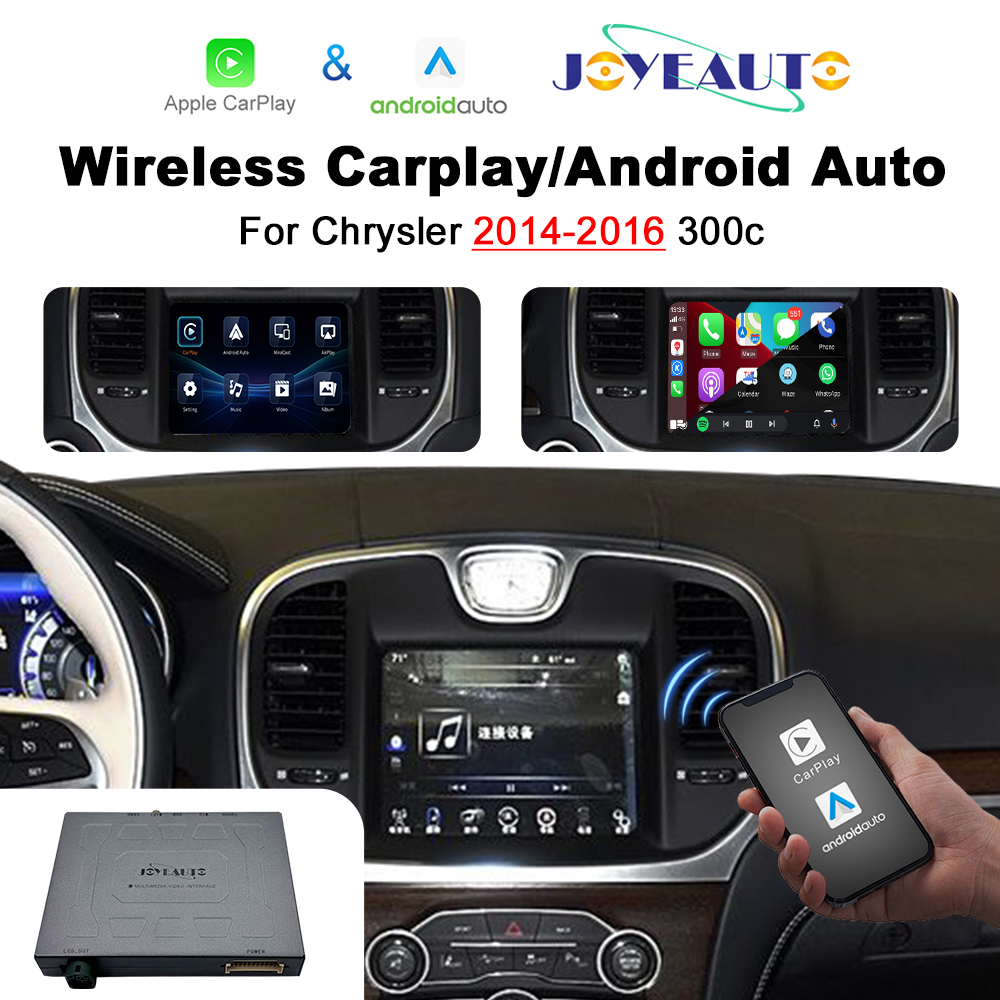 JoyeAuto Wireless CarPlay & Android Auto for Chrysler 300C 2014-2016 - Retrofit Kit