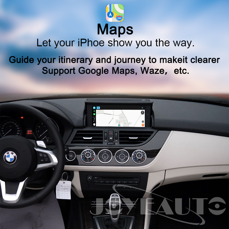 JoyeAuto Wireless CarPlay & Android Auto for BMW Z4 E89 CIC (2009-2012) - 图片 4
