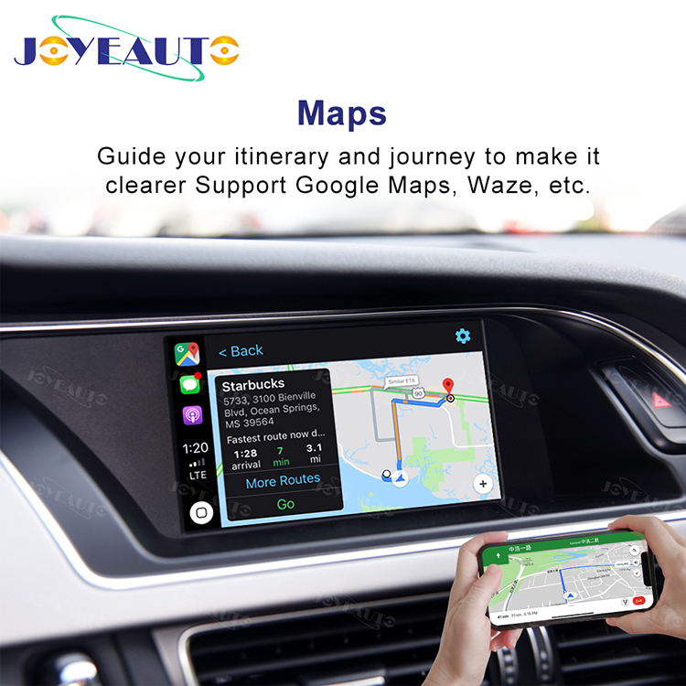 JoyeAuto Wireless CarPlay for Audi A4 A5 Q5 A6 Q7 MMI 3G 3G+ - 图片 9