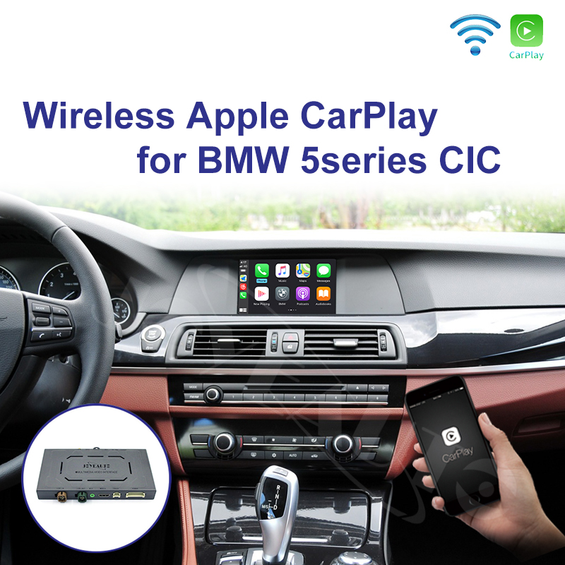 JoyeAuto Wireless CarPlay & Android Auto for BMW 5 Series F10 F11 F07 CIC