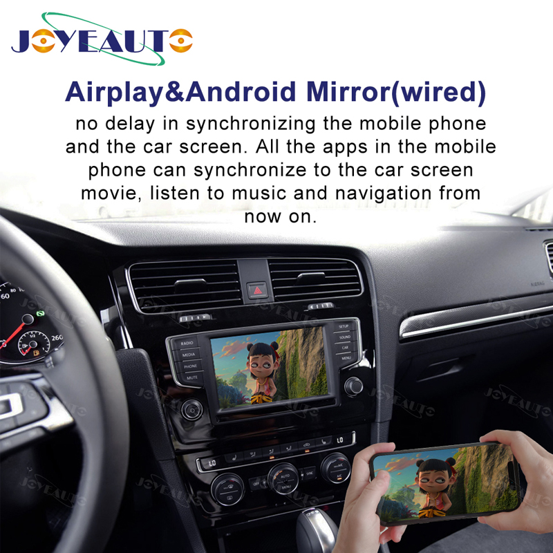 JoyeAuto Wireless CarPlay & Android Auto for VW Golf, Tiguan & Teramont - 图片 2