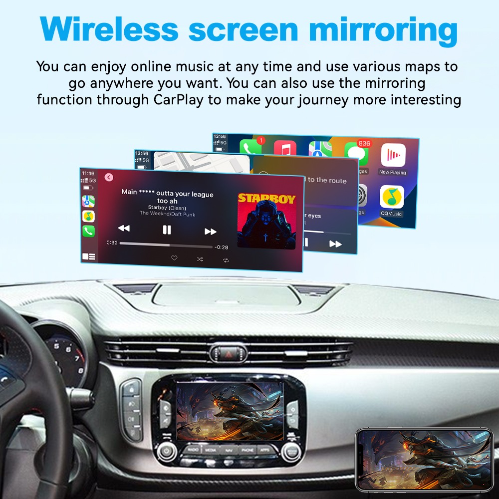 JoyeAuto Wireless CarPlay & Android Auto for Alfa Romeo Giulietta - Retrofit Kit - 图片 7