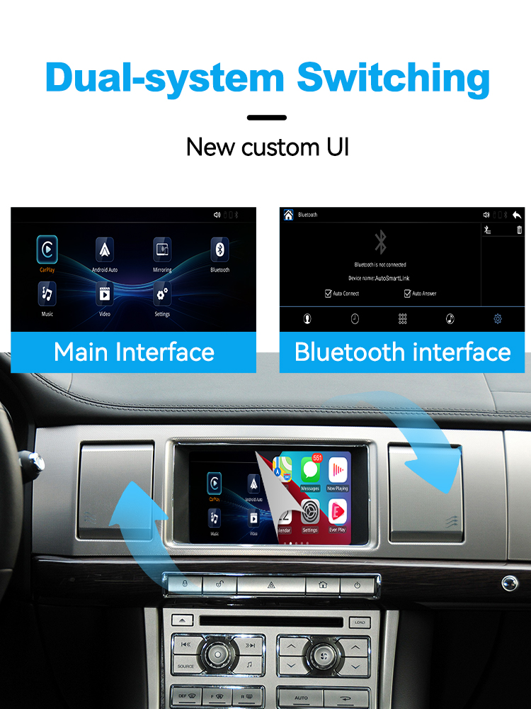 JoyeAuto Wireless CarPlay & Android Auto for Jaguar XF (2007-2011) & XK (2010-2014) - Retrofit - 图片 2