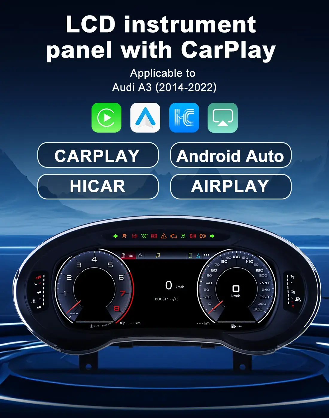 Audi A3 Digital Cluster Linux Virtual Cockpit