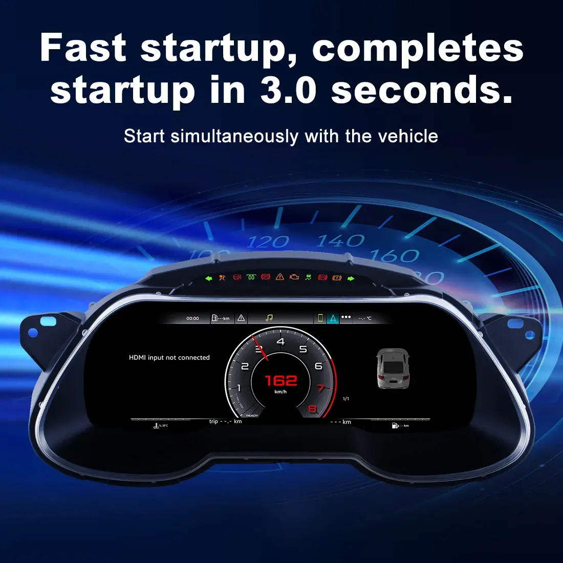 Multiple UI Themes for Audi A4 LCD Instrument