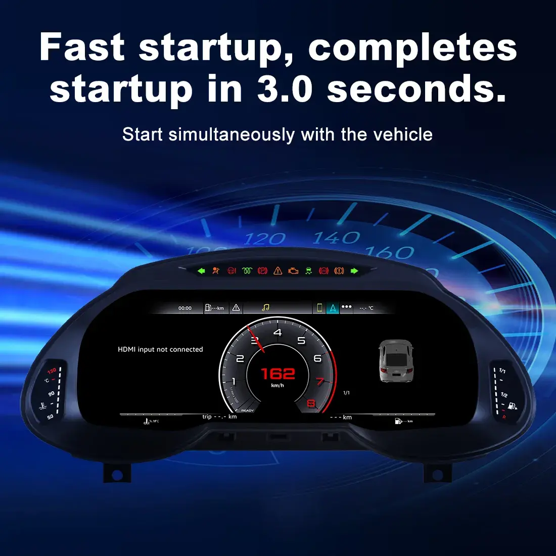 3s Startup Speed for Audi Q5 Digital Cluster