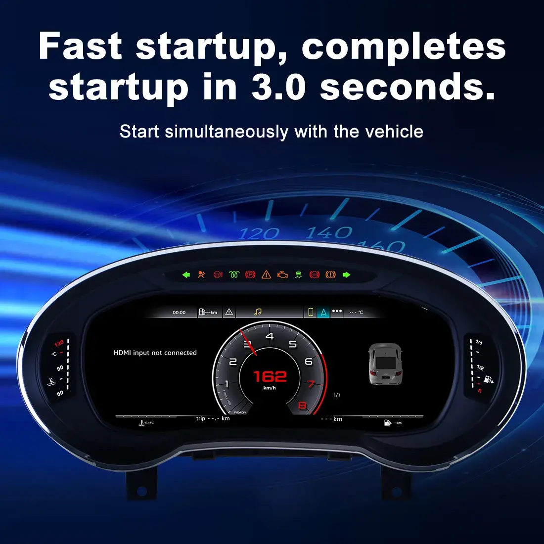 Audi A3 Digital Cluster Linux 3s Startup