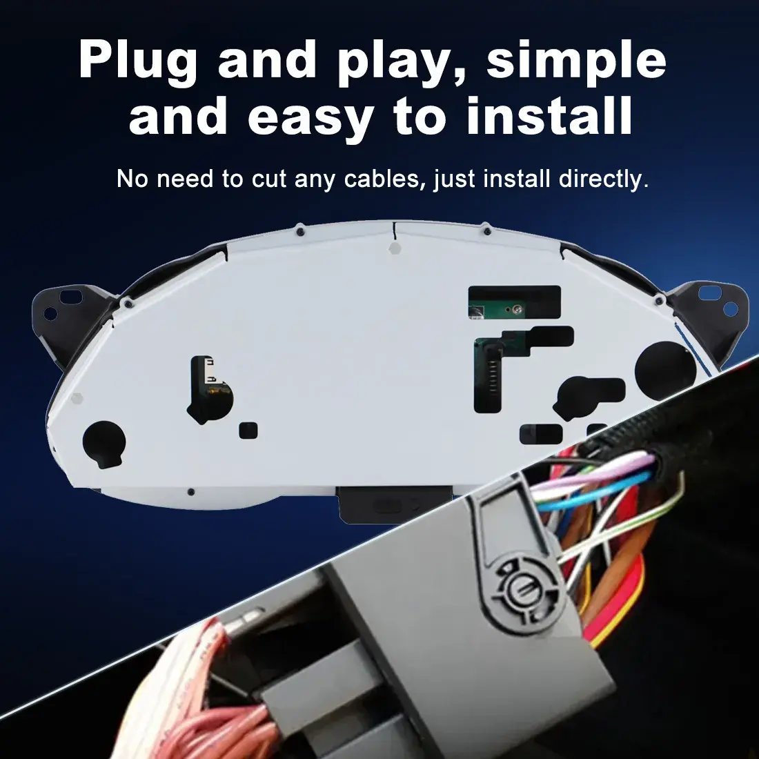 Before and After Audi A4 Digital Cockpit Installation