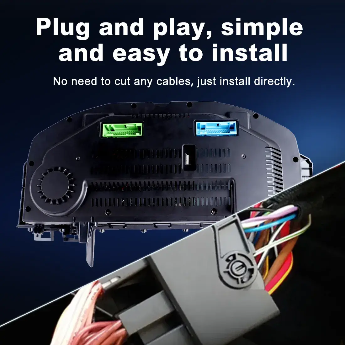 Plug and Play Installation VW Touareg Cluster