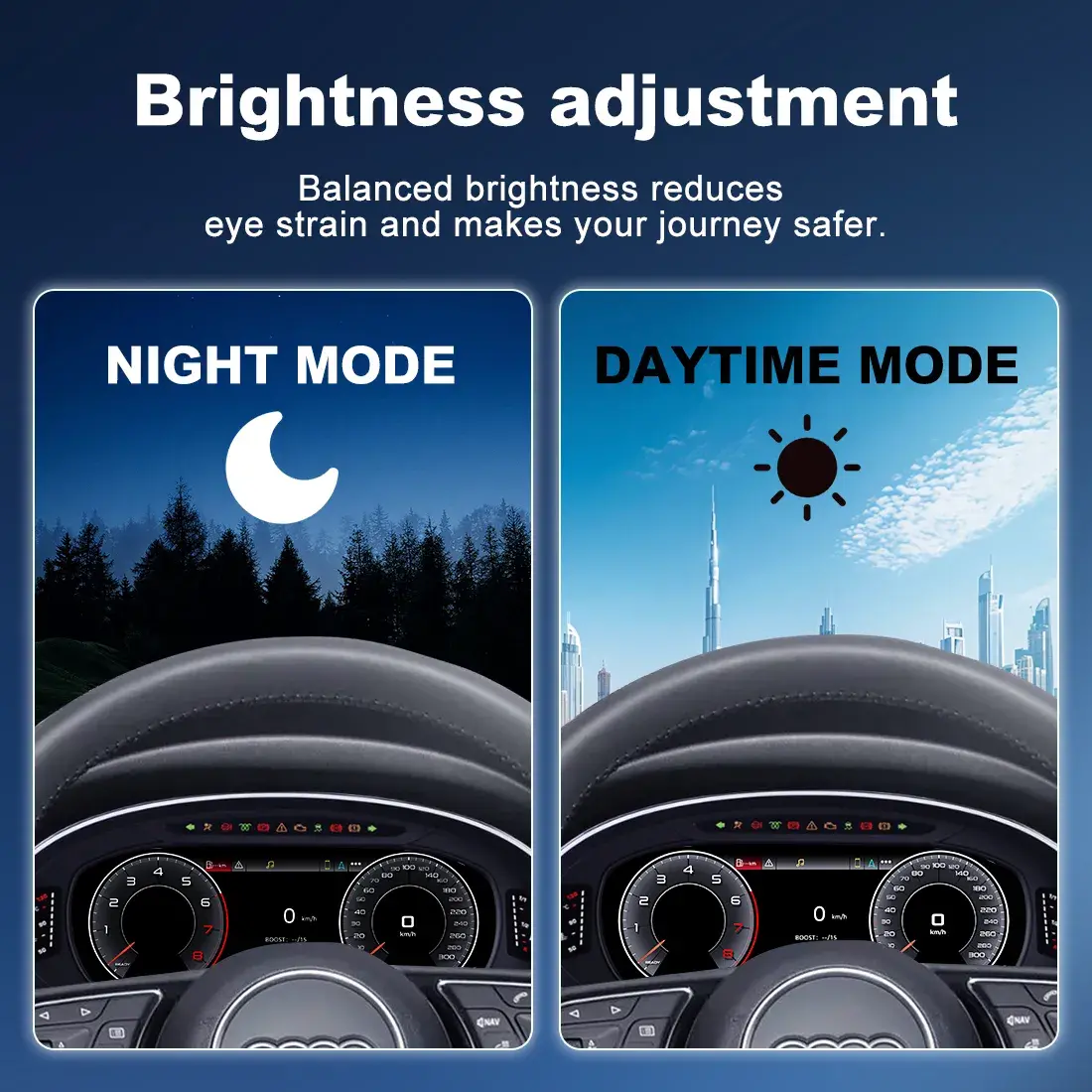 Night Mode for Audi A3 Digital Cluster