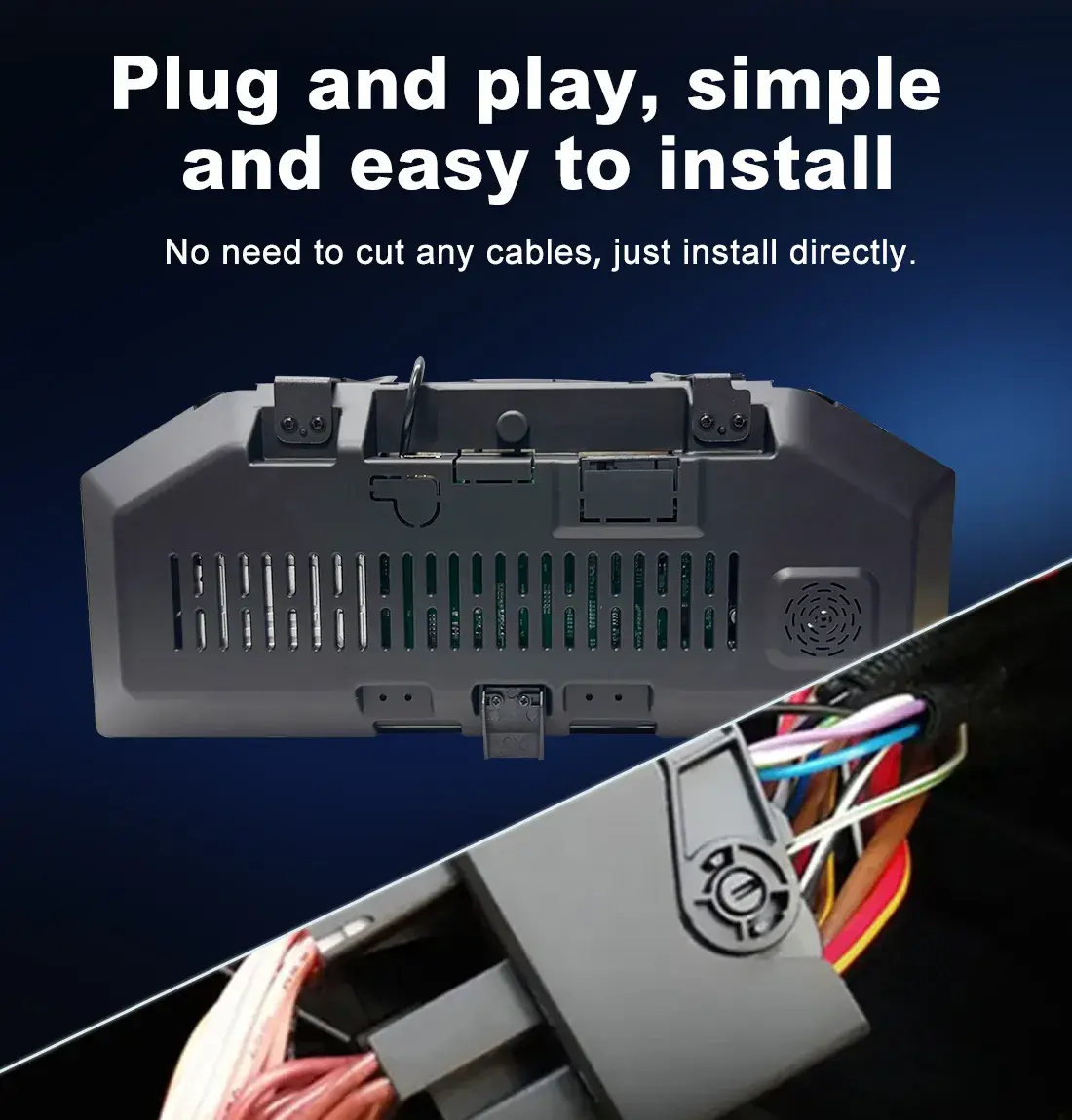 Plug and Play Installation for BMW Digital Dashboard