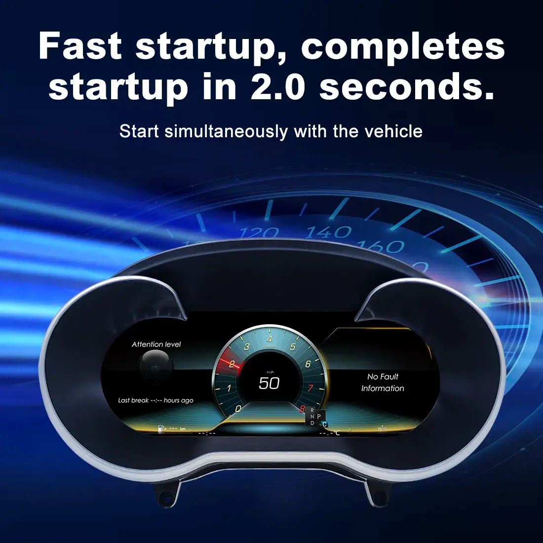 Fast Startup Linux System Mercedes W205 Digital Cluster