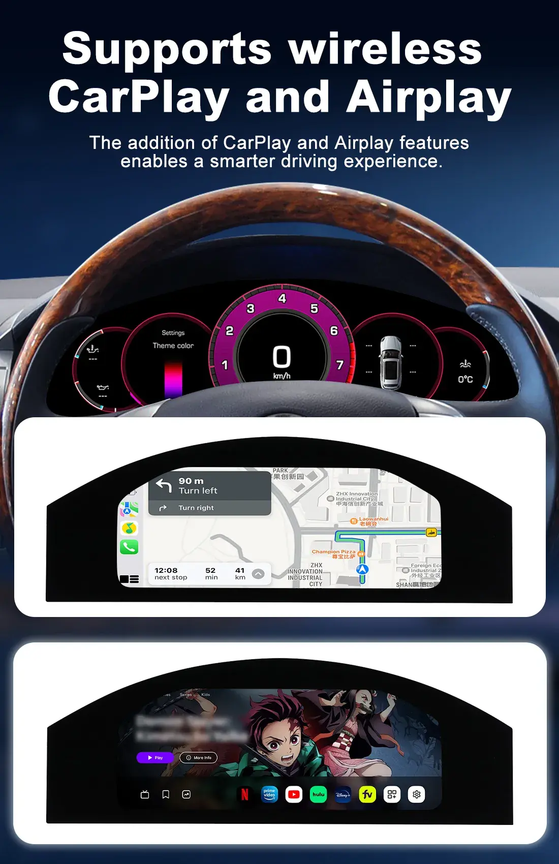 Volkswagen Phaeton Digital Cluster Compatible with V6 V8 W12 Models