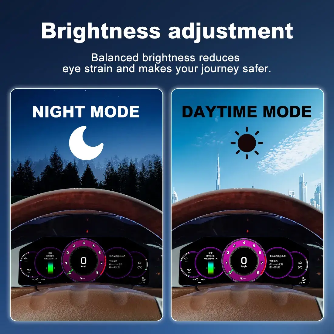 Porsche Cayenne Digital Cluster Smart Integration Night Mode Test
