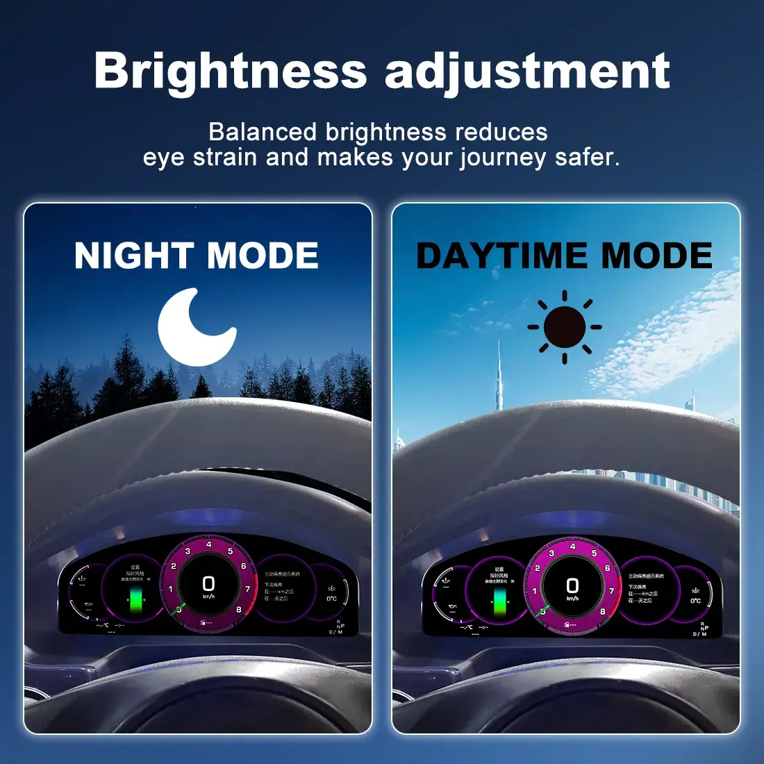 Porsche Panamera Digital Cluster Smart Integration Night Mode Test
