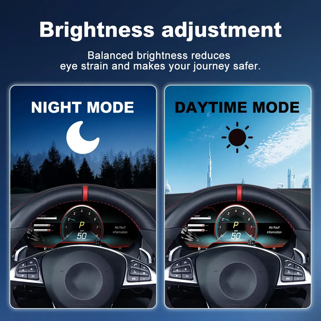 Mercedes Benz Digital Cluster Smart Integration Night Mode Test