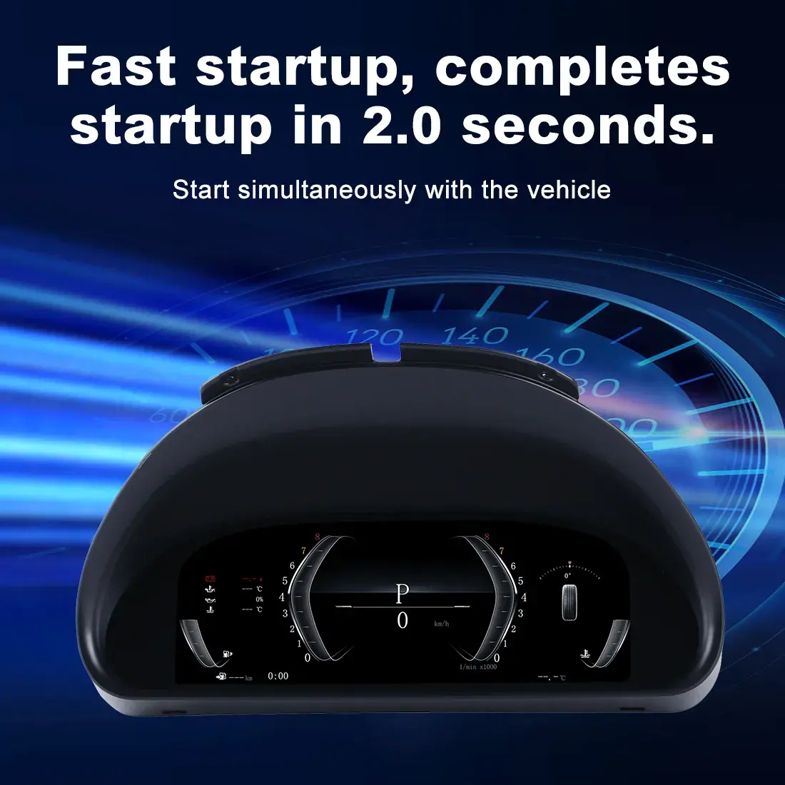 BMW Digital Cluster 10.25 Inch Full Screen View