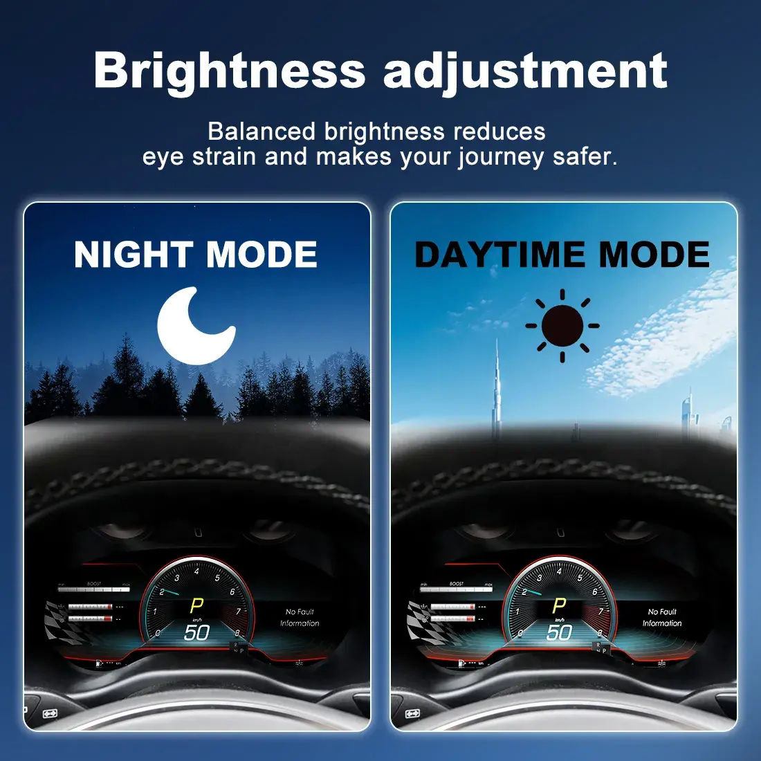 Mercedes Benz Digital Cluster Smart Integration Night Mode Test