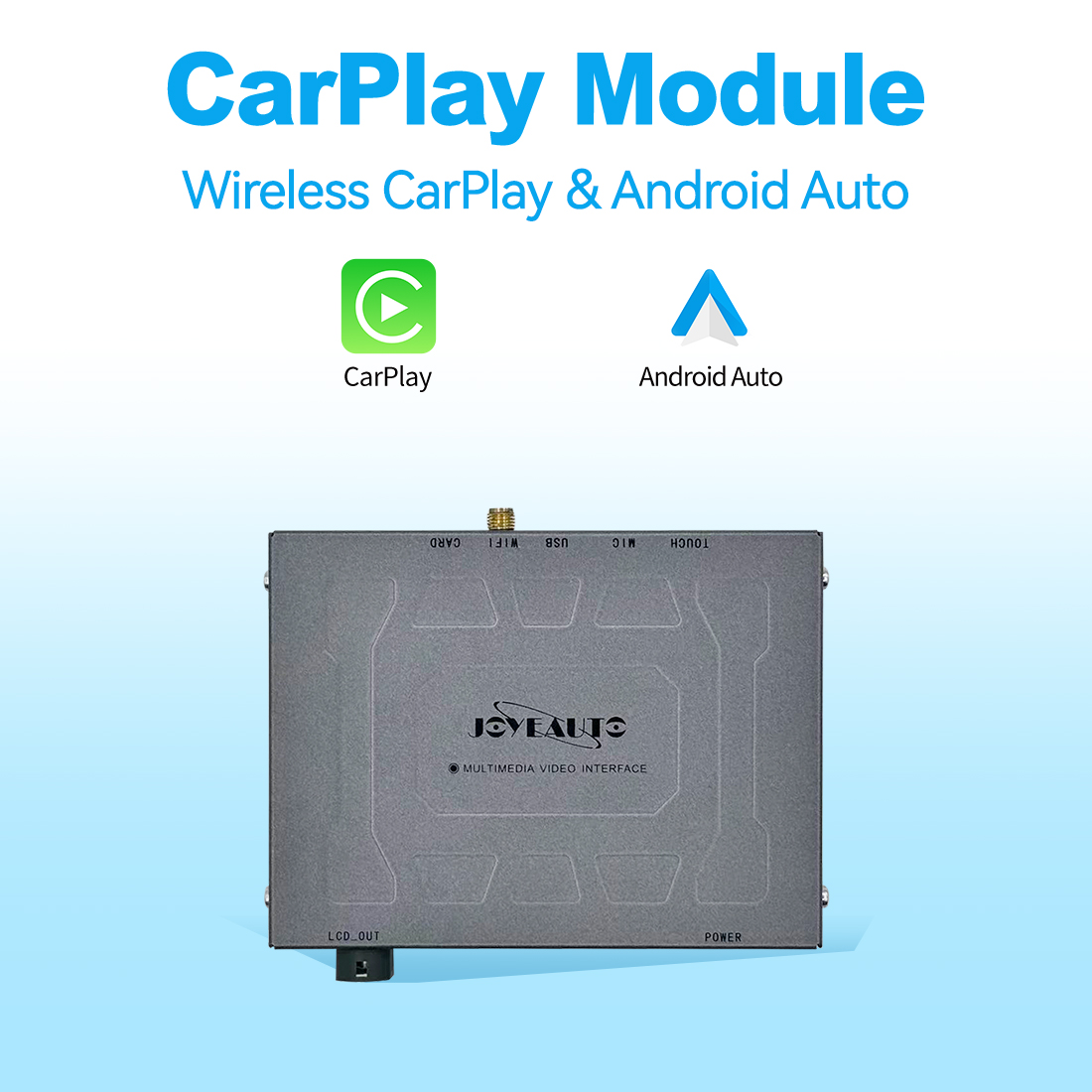 JoyeAuto CarPlay cannot switch to interface issue showing CarPlay module hardware for vehicle upgrade system